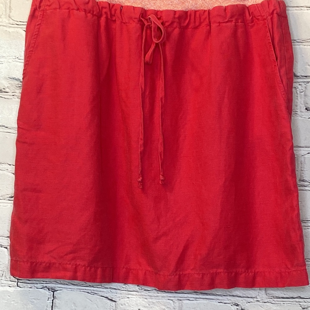 Anthropologie Daughters Of The Liberation Pink 100% Cotton Skirt Size 8 - Picture 5 of 10